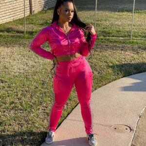 Jazzy sweat suit